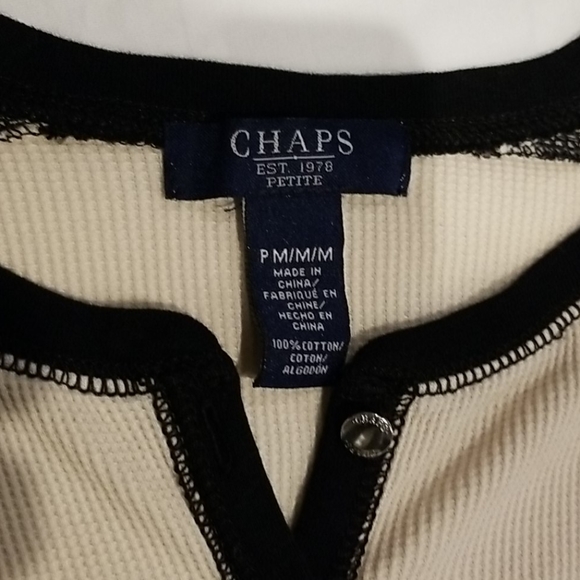 Chaps long sleeved Henley top - Picture 6 of 6